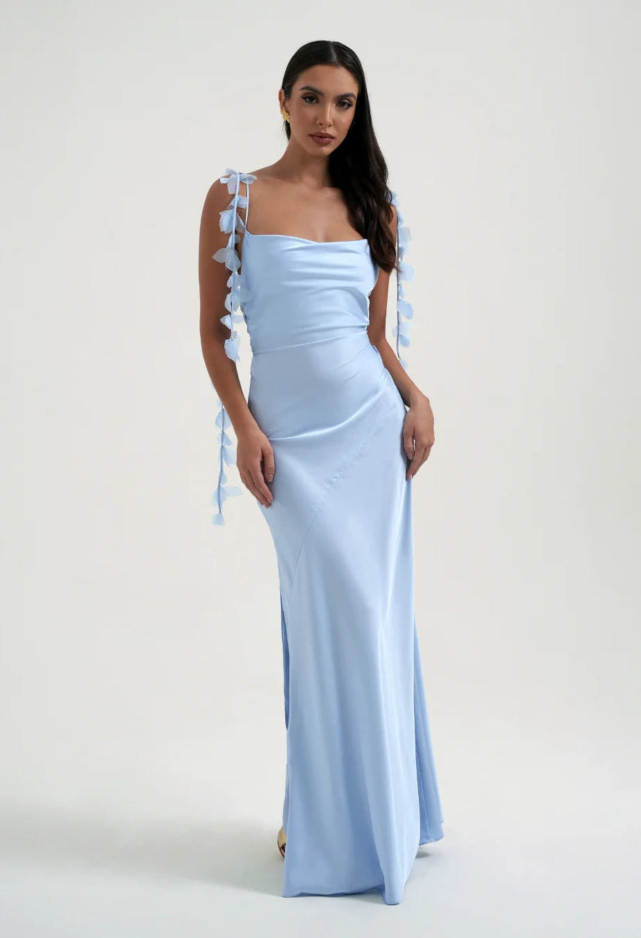 blue chiffon tilly dress Blue Chiffon Tilly Dress