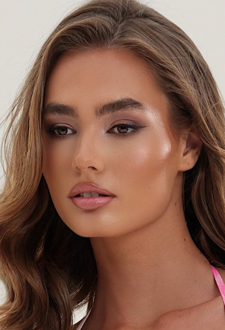 BRONTE GATHERED MESH DRESS