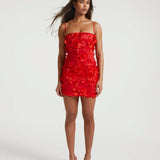 BELLE FLORAL MINI DRESS