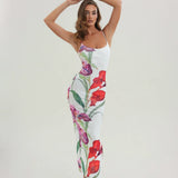 BLAIR SCULPTING MESH DRESS