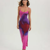 BLAIR SCULPTING MESH DRESS