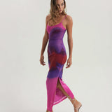 BLAIR SCULPTING MESH DRESS