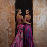 BRONTE GATHERED MESH DRESS