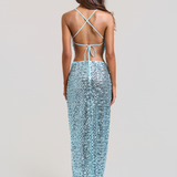 CRYSTAL QUARTZ DRAPED TOP