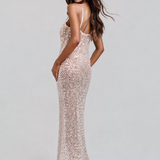 CRYSTAL QUARTZ MAXI DRESS