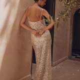 CRYSTAL QUARTZ MAXI DRESS