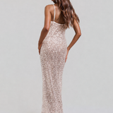 CRYSTAL QUARTZ MAXI DRESS