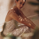 CRYSTAL QUARTZ MAXI DRESS