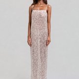 CRYSTAL QUARTZ MAXI DRESS