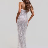 CRYSTAL QUARTZ MAXI DRESS