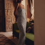 CRYSTAL QUARTZ MAXI DRESS