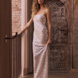 CRYSTAL QUARTZ MAXI DRESS