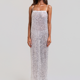 CRYSTAL QUARTZ MAXI DRESS