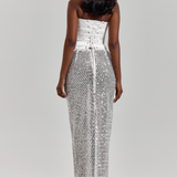 CRYSTAL QUARTZ MAXI SKIRT