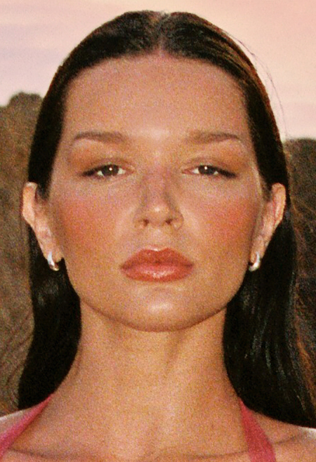 KARIN OMBRE MESH DRESS