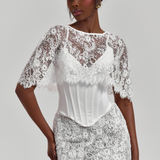 FLORENCE LACE CAPE