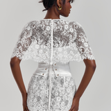 FLORENCE LACE CAPE