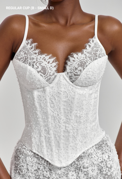 FLORENCE LACE UNDERWIRE CORSET