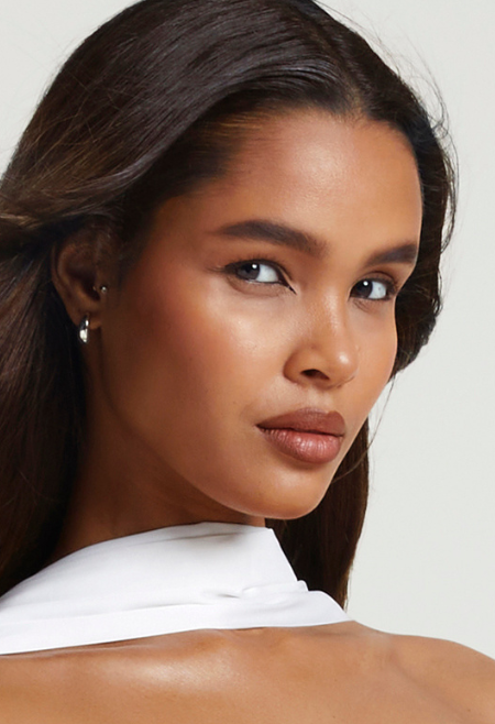 CELESTE CRYSTAL WHITE MINI DRESS