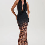 KELLY DRAPED MAXI
