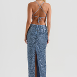 CRYSTAL QUARTZ DRAPED TOP