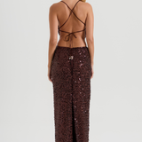 CRYSTAL QUARTZ DRAPED TOP