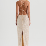 CRYSTAL QUARTZ MAXI SKIRT