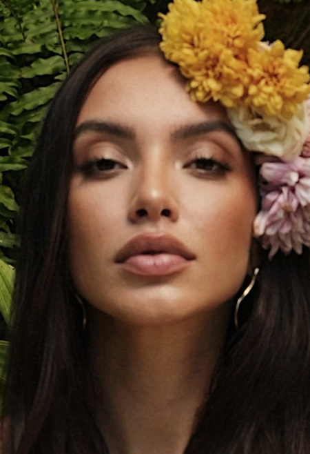 BRONTE GATHERED MESH DRESS