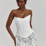 WILES STRAPLESS LACE CORSET