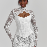 WILES STRAPLESS LACE CORSET