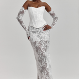 WILES STRAPLESS LACE CORSET