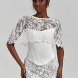 WILES STRAPLESS SATIN CORSET