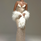 OSTRICH FEATHER BOA