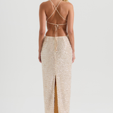 CRYSTAL QUARTZ MAXI SKIRT